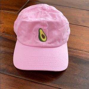 Women’s pink avocado hat